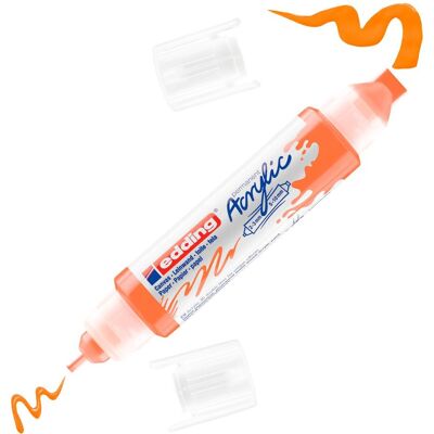 edding 5400 Acrylic "Acryl 3D - Double Liner" - Neon-Orange edding 5400 Acrylic "Acryl 3D - Double Liner" - Neon-Orange