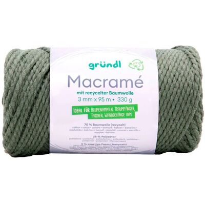Gründl Baumwollkordel "Macramé" - Farbe 03 Gründl Baumwollkordel "Macramé" - Farbe 03
