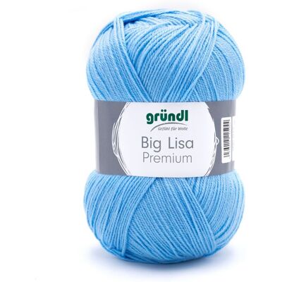 Wolle Gründl "Big Lisa Premium" - Hellblau Wolle Gründl "Big Lisa Premium" - Hellblau
