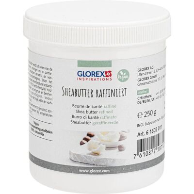 GLOREX Sheabutter, raffiniert - 250 g GLOREX Sheabutter, raffiniert - 250 g