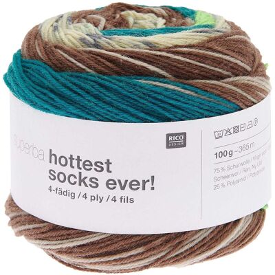 Rico Design Superba Hottest Socks Ever! - Dots Rico Design Superba Hottest Socks Ever! - Dots