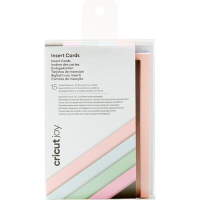 Cricut Joy Doppelkarten mit Einleger & Umschlägen "Insert Cards", 8,89 x 12,45 c - Macarons Cricut Joy Doppelkarten mit Einleger & Umschlägen "Insert Cards", 8,89 x 12,45 c - Macarons