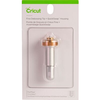 Cricut Werkzeug "Quickswap Tool - Debossing Tip", Feinprägespitze - mit Klingengehäuse/Halter Cricut Werkzeug "Quickswap Tool - Debossing Tip", Feinprägespitze - mit Klingengehäuse/Halter