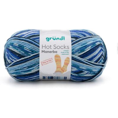 Gründl Hot Socks Manerba - Hellblau/Royalblau/Nachtblau/Natur Gründl Hot Socks Manerba - Hellblau/Royalblau/Nachtblau/Natur