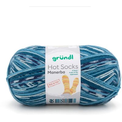 Gründl Hot Socks Manerba - Petrolblau/Gletscherblau/Natur Gründl Hot Socks Manerba - Petrolblau/Gletscherblau/Natur