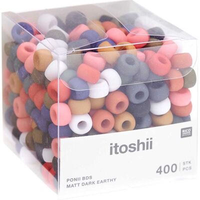 Rico Design itoshii Perlenmix "Ponii Beads" - Matt Dark Earthy Rico Design itoshii Perlenmix "Ponii Beads" - Matt Dark Earthy