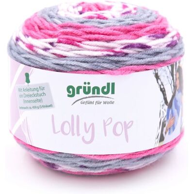 Gründl Wolle "Lolly Pop" - Granat/Fresie/Zinn/Weiß, Farbe 19 Gründl Wolle "Lolly Pop" - Granat/Fresie/Zinn/Weiß, Farbe 19