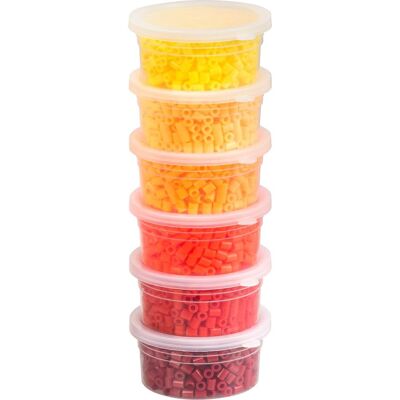 KNORR prandell Bügelperlen-Set, 3.000 Stück - Gelb/Rot KNORR prandell Bügelperlen-Set, 3.000 Stück - Gelb/Rot