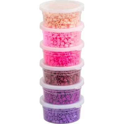 KNORR prandell Bügelperlen-Set, 3.000 Stück - Pink/Lila KNORR prandell Bügelperlen-Set, 3.000 Stück - Pink/Lila
