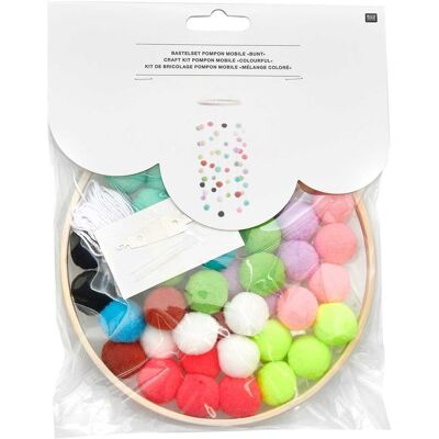 Rico Design Bastelset Pompon "Mobile" - Pastell Rico Design Bastelset Pompon "Mobile" - Pastell