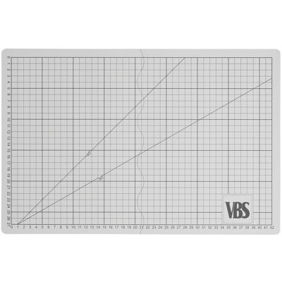 VBS Faltbare Schneidematte "Cool Grey" - DIN A3 VBS Faltbare Schneidematte "Cool Grey" - DIN A3