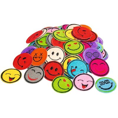 VBS XXL VBS Bügelapplikationen "Emoticons", 120 Stück VBS XXL VBS Bügelapplikationen "Emoticons", 120 Stück