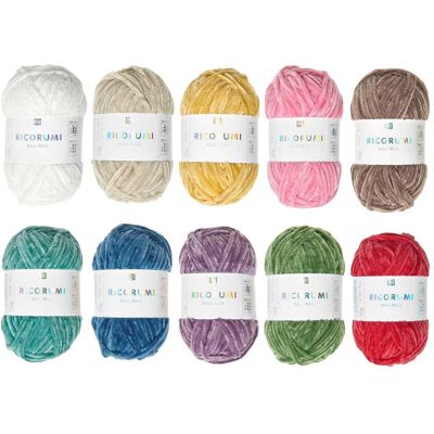 Rico Design Ricorumi Set "10er Nilli Nilli" - Rainbow Rico Design Ricorumi Set "10er Nilli Nilli" - Rainbow