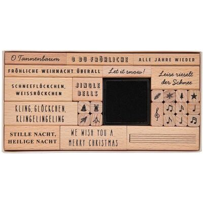 Rico Design XL Stempel-Set - Weihnachtslieder Rico Design XL Stempel-Set - Weihnachtslieder