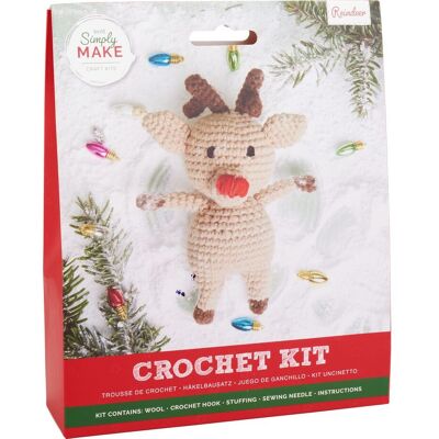 FINDit Simply Make - Crochet Kit - Reindeer FINDit Simply Make - Crochet Kit - Reindeer