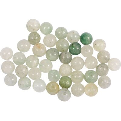 Rayher Halbedelsteinperlen, 4 mm - Afrikanische Jade Rayher Halbedelsteinperlen, 4 mm - Afrikanische Jade