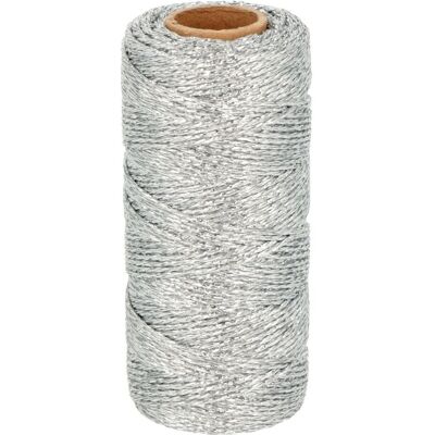 Artemio Metallic-Kordel - Silber Artemio Metallic-Kordel - Silber