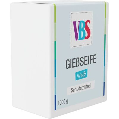 VBS Gießseife, weiß - 1.000 g VBS Gießseife, weiß - 1.000 g