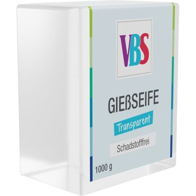 VBS Gießseife, transparent - 1.000 g VBS Gießseife, transparent - 1.000 g