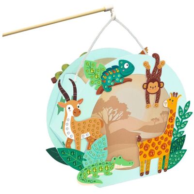 URSUS Diamond Painting Laternen-Bastelset - Safari URSUS Diamond Painting Laternen-Bastelset - Safari