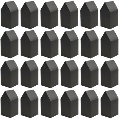 Rico Design Adventskalender Papphäuser - Schwarz Rico Design Adventskalender Papphäuser - Schwarz