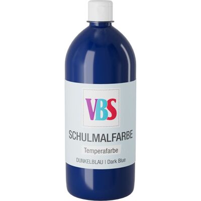 VBS Schulmalfarbe, 1000 ml - Dunkelblau VBS Schulmalfarbe, 1000 ml - Dunkelblau