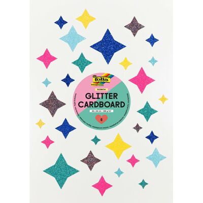 folia Glitterkarton Rainbow - Rainbow folia Glitterkarton Rainbow - Rainbow