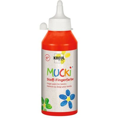 Kreul Kinder MUCKI Stoff-Fingerfarbe, 250 ml - Rot Kreul Kinder MUCKI Stoff-Fingerfarbe, 250 ml - Rot