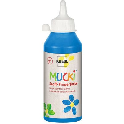 Kreul Kinder MUCKI Stoff-Fingerfarbe, 250 ml - Blau Kreul Kinder MUCKI Stoff-Fingerfarbe, 250 ml - Blau