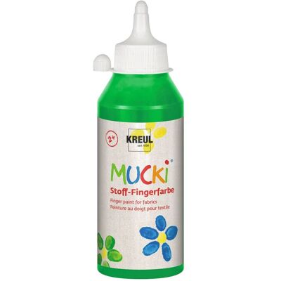 Kreul Kinder MUCKI Stoff-Fingerfarbe, 250 ml - Grün Kreul Kinder MUCKI Stoff-Fingerfarbe, 250 ml - Grün