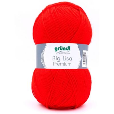 Wolle Gründl "Big Lisa Premium" - Rot Wolle Gründl "Big Lisa Premium" - Rot