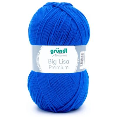 Wolle Gründl "Big Lisa Premium" - Blau Wolle Gründl "Big Lisa Premium" - Blau