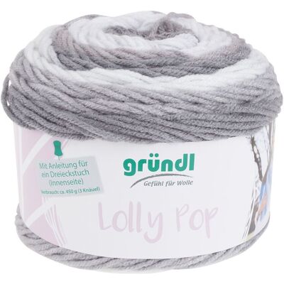 Gründl Wolle "Lolly Pop" - Silver Swirl, Farbe 09 Gründl Wolle "Lolly Pop" - Silver Swirl, Farbe 09