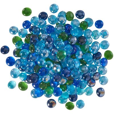 VBS XXL VBS Glas-Muggelsteine "Bunt", 1 kg - Ø 1,8 cm VBS XXL VBS Glas-Muggelsteine "Bunt", 1 kg - Ø 1,8 cm