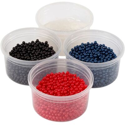 creativ company Pearl Clay Set - Blau/Rot/Schwarz creativ company Pearl Clay Set - Blau/Rot/Schwarz