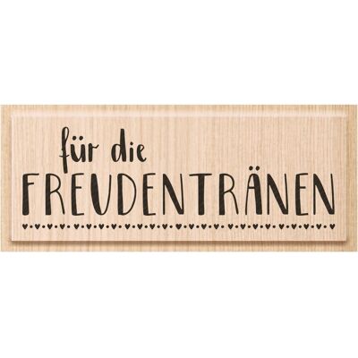 Heyda Holzstempel "Freudentränen" Heyda Holzstempel "Freudentränen"