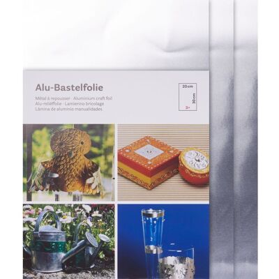 Rayher Aluminium-Bastelfolie - Silber/Silber Rayher Aluminium-Bastelfolie - Silber/Silber