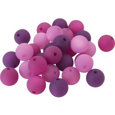 PRACHT Polaris-Perlen-Mix, 10mm, 30 Stück - Lila PRACHT Polaris-Perlen-Mix, 10mm, 30 Stück - Lila