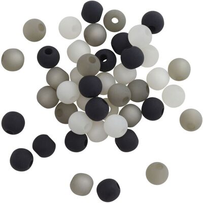 PRACHT Polaris-Perlen-Mix, 6mm - Schwarz PRACHT Polaris-Perlen-Mix, 6mm - Schwarz