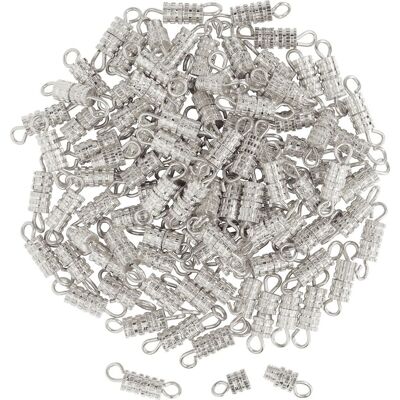 VBS - Schraubverschlüsse 3,8 mm - Silber - Schmuck-Zubehör VBS - Schraubverschlüsse 3,8 mm - Silber - Schmuck-Zubehör