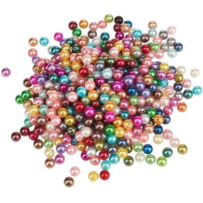 VBS - Wachsperlen Bunter Mix - Ø10 mm - 250 g - Beads VBS - Wachsperlen Bunter Mix - Ø10 mm - 250 g - Beads
