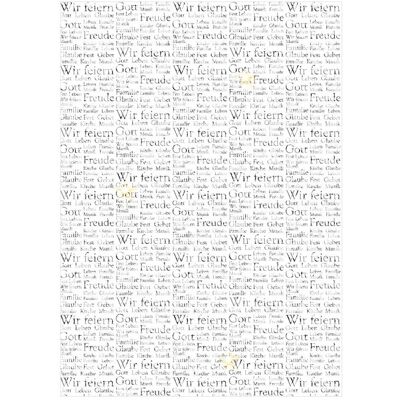 URSUS Transparentpapier "Silver Style Words" URSUS Transparentpapier "Silver Style Words"