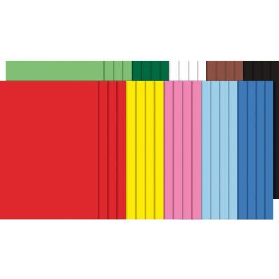 folia Tonkarton "Farbig sortiert", 125 Bogen, DIN A2 folia Tonkarton "Farbig sortiert", 125 Bogen, DIN A2