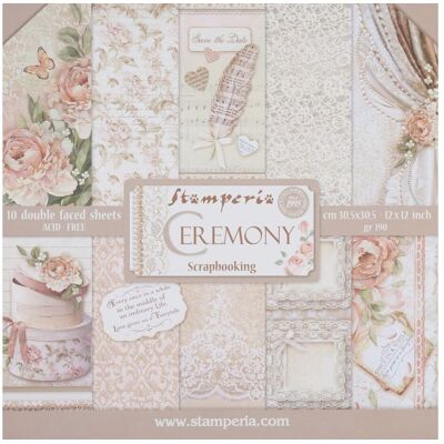 Stamperia Scrapbook-Block "Ceremony" Stamperia Scrapbook-Block "Ceremony"