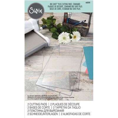 Sizzix Big Shot Plus Schneideplatten Standard, 2 Stück Sizzix Big Shot Plus Schneideplatten Standard, 2 Stück