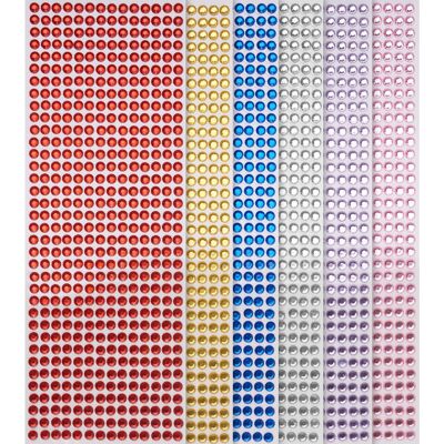 VBS XXL VBS Schmucksteine "6 Farben", 6 Karten à 500 Stück VBS XXL VBS Schmucksteine "6 Farben", 6 Karten à 500 Stück