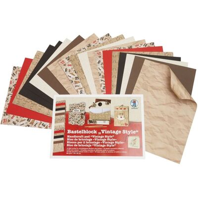 URSUS Bastelblock "Vintage Style" URSUS Bastelblock "Vintage Style"
