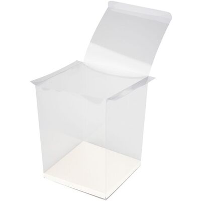 HobbyFun Box für Geld- und Gutscheingeschenke, Transparent - 18 x 18 x 25 cm HobbyFun Box für Geld- und Gutscheingeschenke, Transparent - 18 x 18 x 25 cm