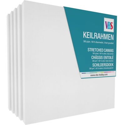VBS Keilrahmen 20 x 20 cm, 5 Stück VBS Keilrahmen 20 x 20 cm, 5 Stück