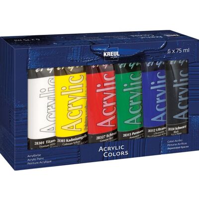 Kreul Künstler KREUL el Greco Acrylic-Set, 6 x 75 ml Tuben Kreul Künstler KREUL el Greco Acrylic-Set, 6 x 75 ml Tuben